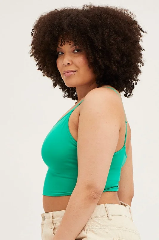 Green Seamless Bralette